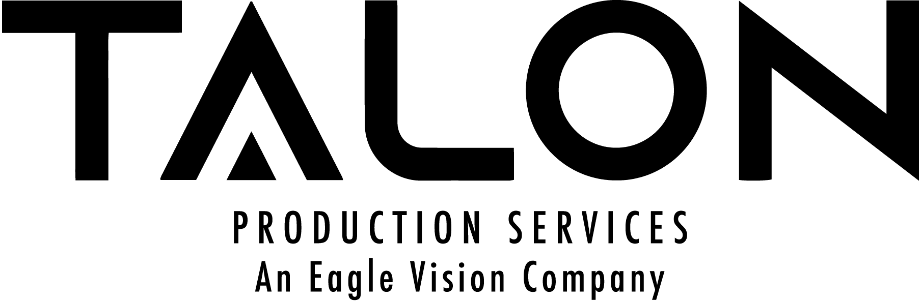 Talon Production Services logo with the text “An Eagle Vision Company”