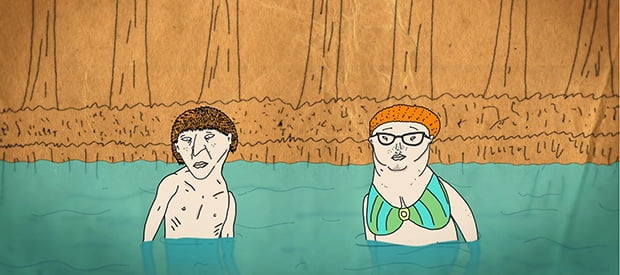 The River's Lazy Flow