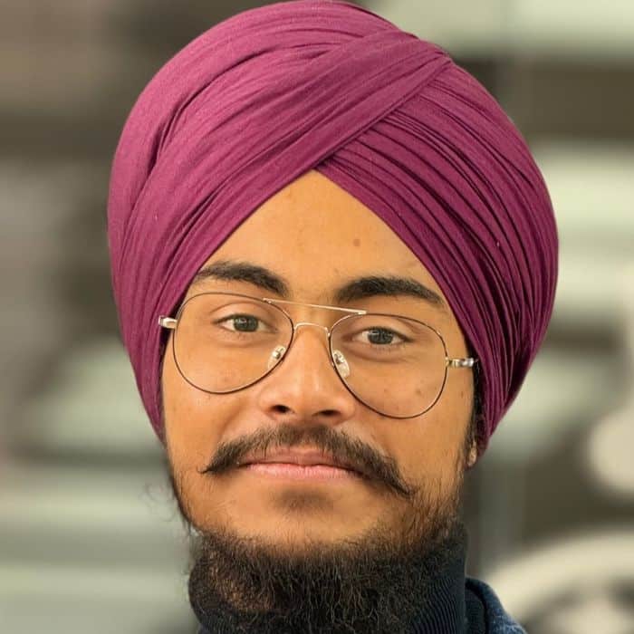 Person wearing glasses - Sukhmanpreet Singh